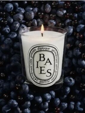 Diptyque Paris Baies (Berries, Rose, Currant) Bougie Parfumee Candle 70g 2.4 oz